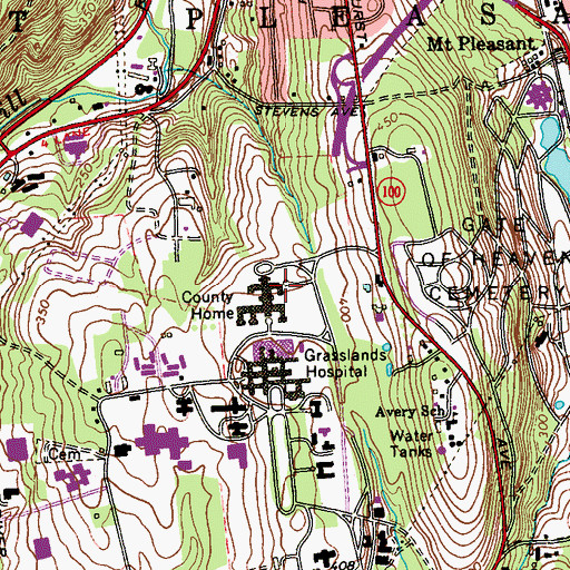 Topographic Map of Ruth Taylor Geriatric and Rehabilation Institute, NY