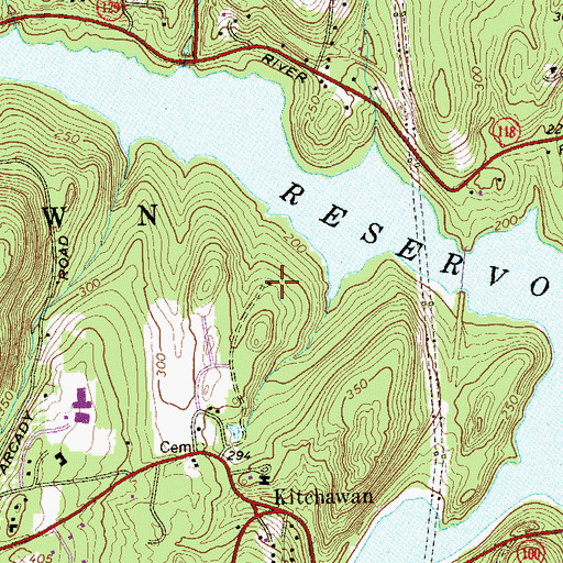 Topographic Map of Brooklyn Botanic Garden Research Center, NY