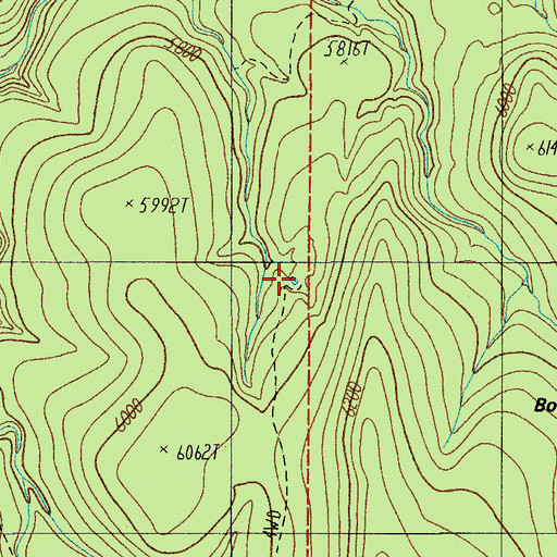 Topographic Map of Rhinehart Tank, AZ