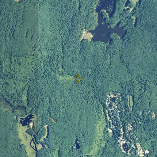 Aerial/Satellite Image of Cedar Swamp Brook, CT