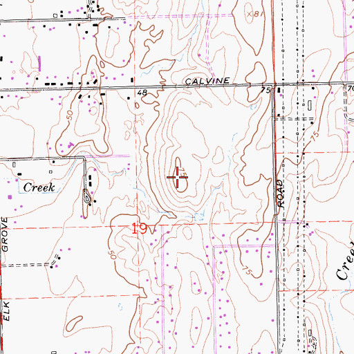 Topographic Map of Arthur C Butler Elementary School, CA