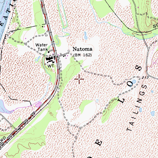 Topographic Map of Brighton Schools, CA