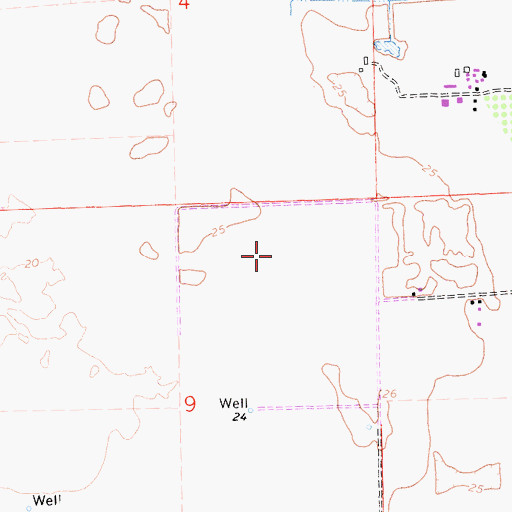 Topographic Map of Franklin Comminity Library, CA