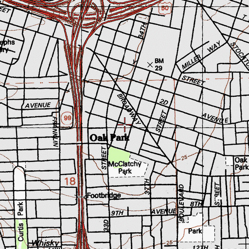 Topographic Map of New Dimension Learning Academy, CA