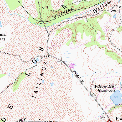 Topographic Map of The Phoenix Schools, CA
