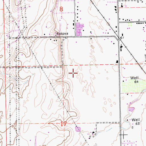 Topographic Map of Robert J Fite Elementary School, CA