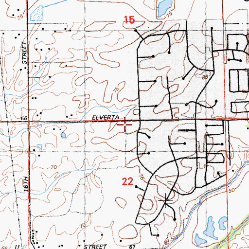 Topographic Map of Sacramento Metropolitan Fire District Station 117, CA