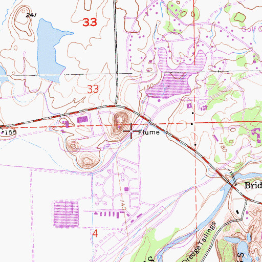 Topographic Map of Sacramento Metropolitan Fire District Station 59, CA