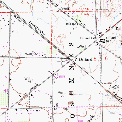 Topographic Map of Wilton Fire Protection District Station 81 Headquarters, CA