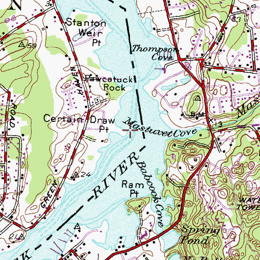 Topographic Map of Certain Draw Point, CT