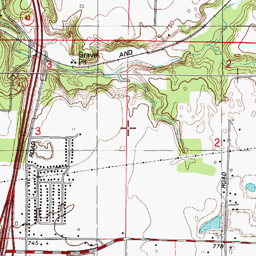 Topographic Map of Christa McAuliffe Park, WI