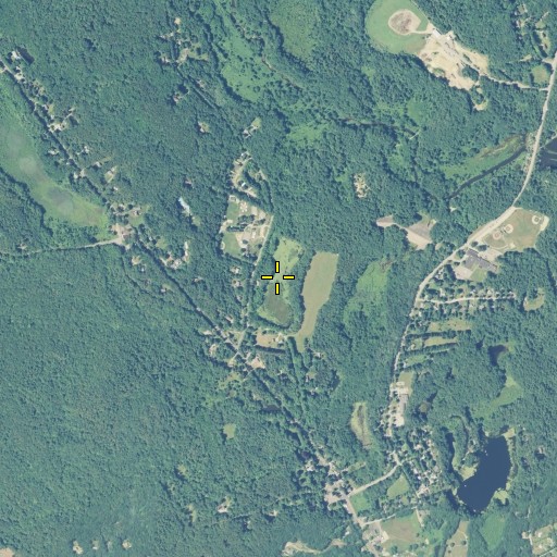 Aerial/Satellite Image of Chapins Pond, CT