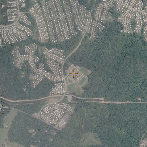 Aerial/Satellite Image of H H Poole Middle School, VA