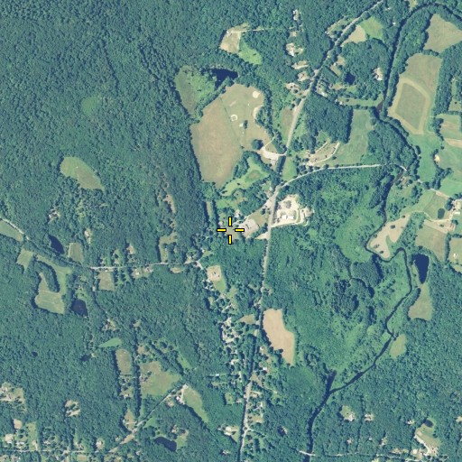 Aerial/Satellite Image of Chaplin Cemetery, CT