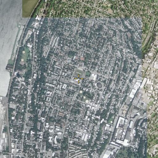 Aerial/Satellite Image of Gorton High School, NY