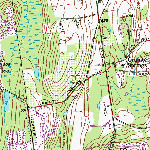 Topographic Map of Stuart's Fruit Farm, NY