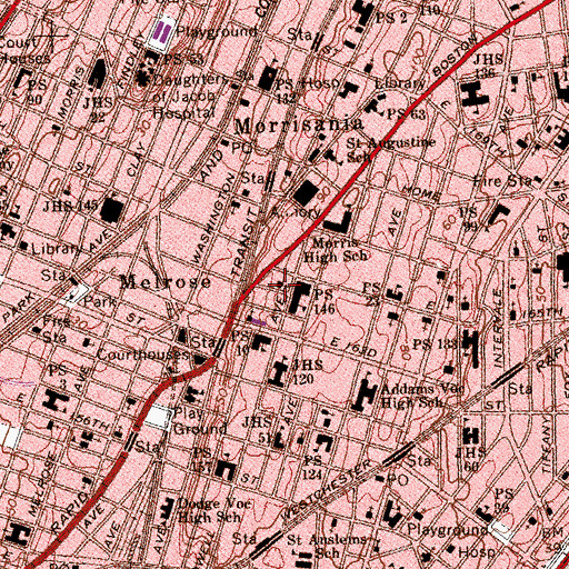 Topographic Map of Charlton Garden, NY