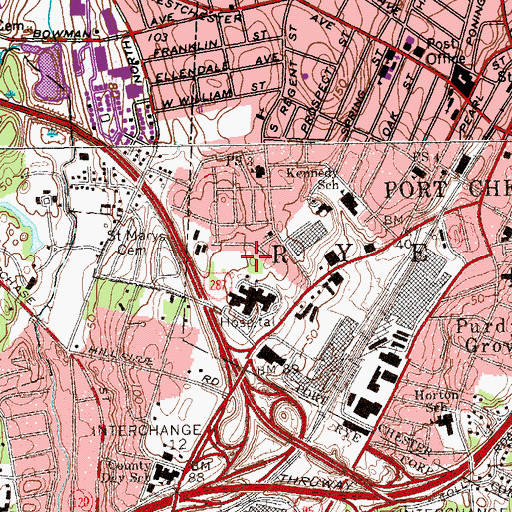 Topographic Map of Abendroth Park, NY