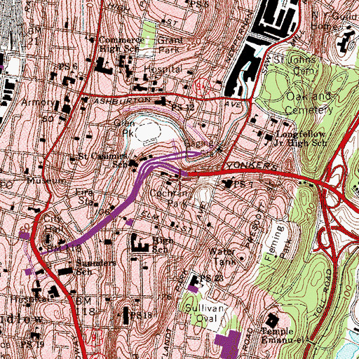 Topographic Map of Saint Thomas Malankara Orthodox Church, NY