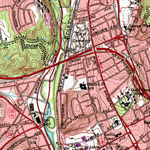 Topographic Map of Gardella Park, NY