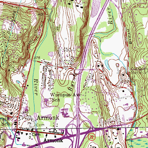 Topographic Map of Lombardi Park, NY