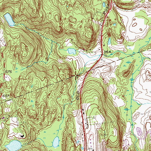 Topographic Map of Westmoreland Sanctuary, NY