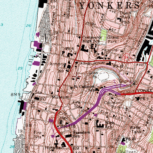 Topographic Map of Saint Augustine Episcopal Church, NY