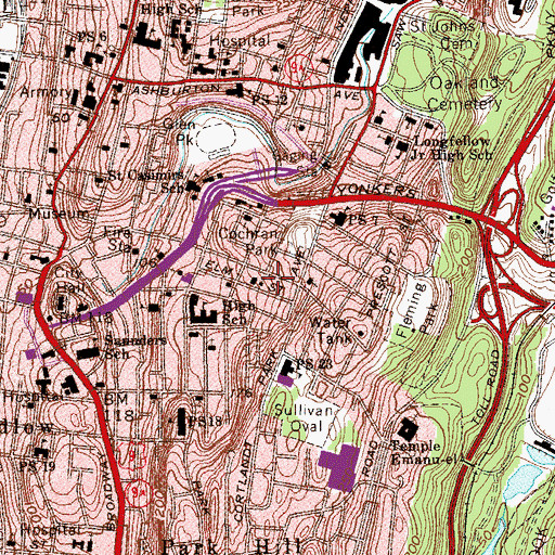 Topographic Map of Saint Nicholas of Myra Church, NY