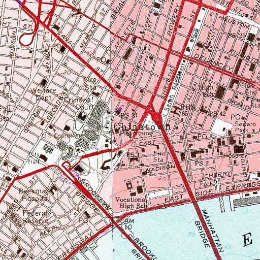 Topographic Map of Bloody Angle, NY