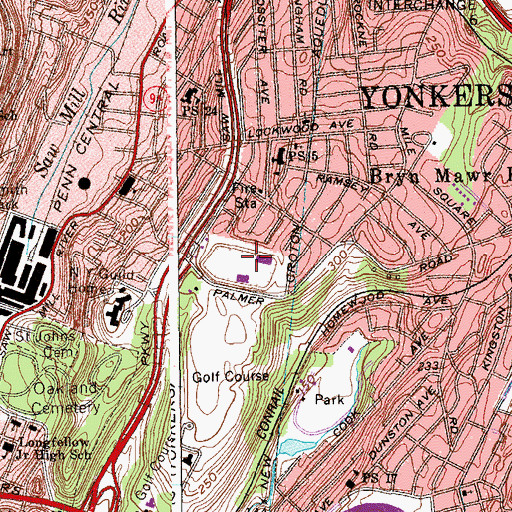Topographic Map of Fort Field Reservoir (historical), NY
