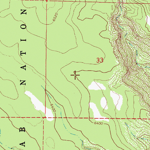 Topographic Map of BT Tank, AZ
