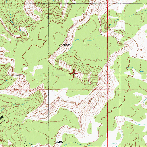 Topographic Map of Obscure Arch, UT