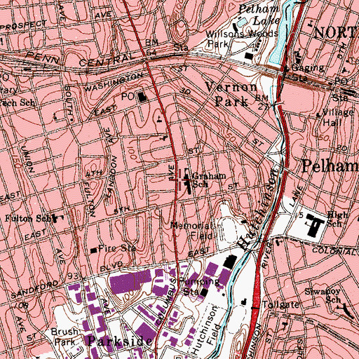 Topographic Map of Jesus Christ Apostolic Church, NY