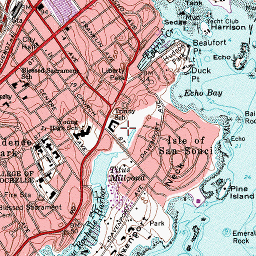 Topographic Map of Aiello Park, NY