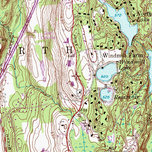 Topographic Map of Westchester Embassy Club (historical), NY