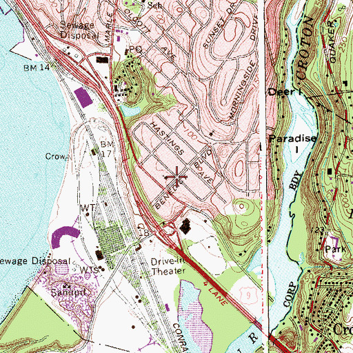 Topographic Map of Good Shepherd Chapel, NY