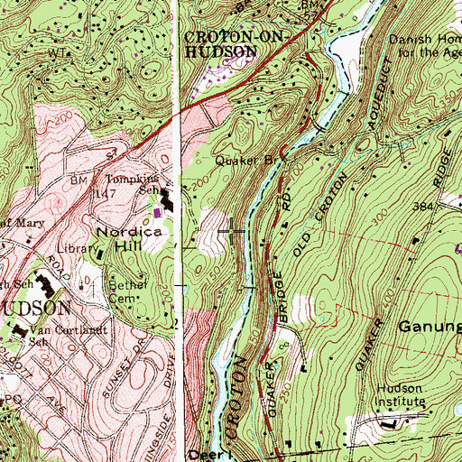 Topographic Map of Firemans Park, NY