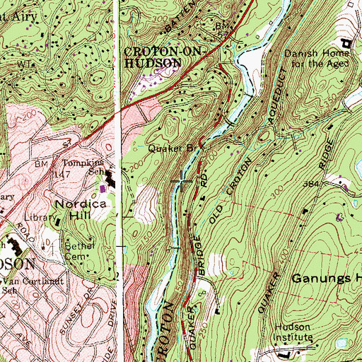 Topographic Map of Silver Lake Park, NY
