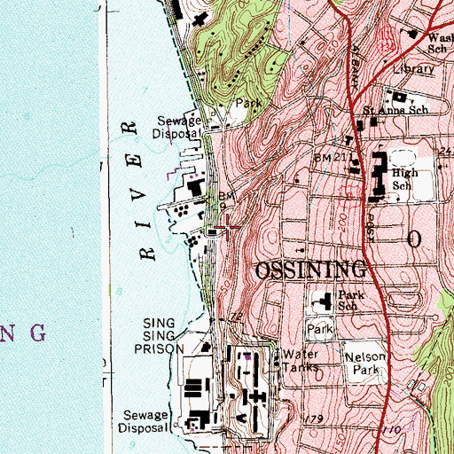 Topographic Map of Depot Square, NY