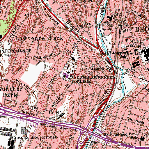 Topographic Map of Swinford House, NY
