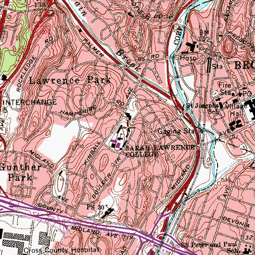 Topographic Map of Communitea House, NY