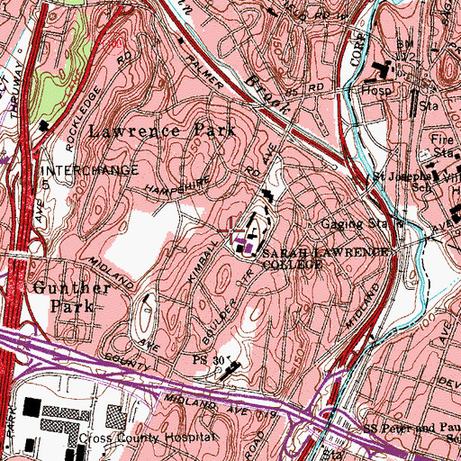 Topographic Map of Lynd Annex, NY