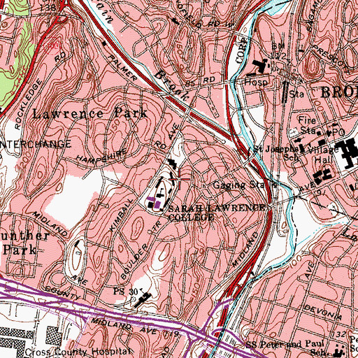 Topographic Map of Titsworth House, NY