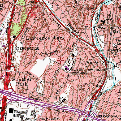 Topographic Map of Tweed House, NY