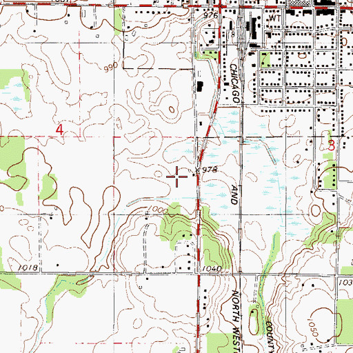 Topographic Map of New Prague Alliance Church, MN