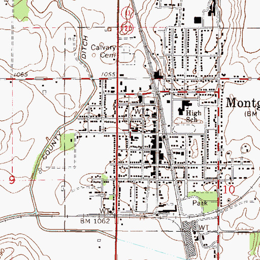 Topographic Map of Most Holy Redeemer Catholic School, MN