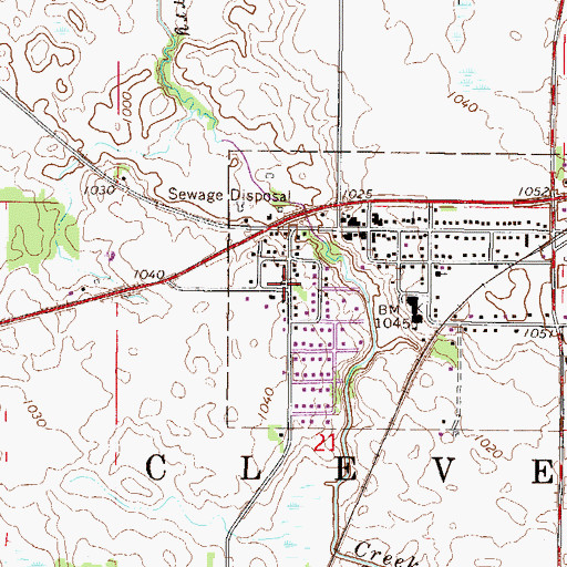 Topographic Map of Church of the Nativity, MN
