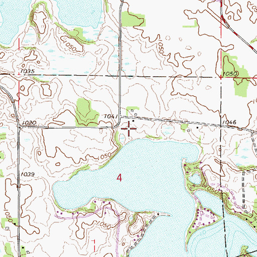 Topographic Map of Wendelschafer Family Cemetery, MN