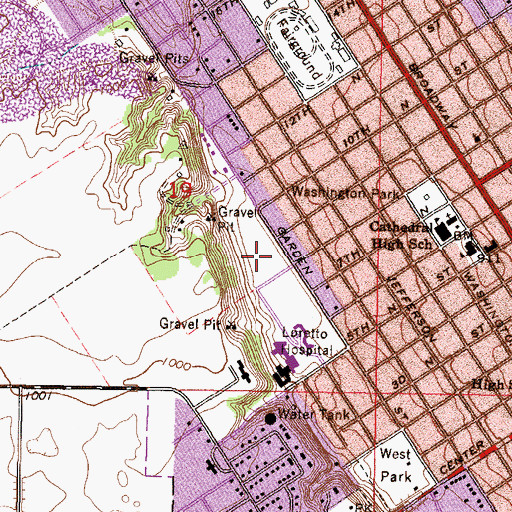 Topographic Map of Oak Hills Living Center, MN
