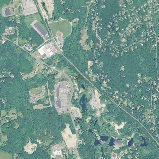 Aerial/Satellite Image of Cold Spring Brook, CT